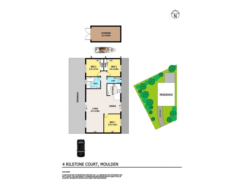 4 Rilstone Court, Moulden NT 0830 Floorplan