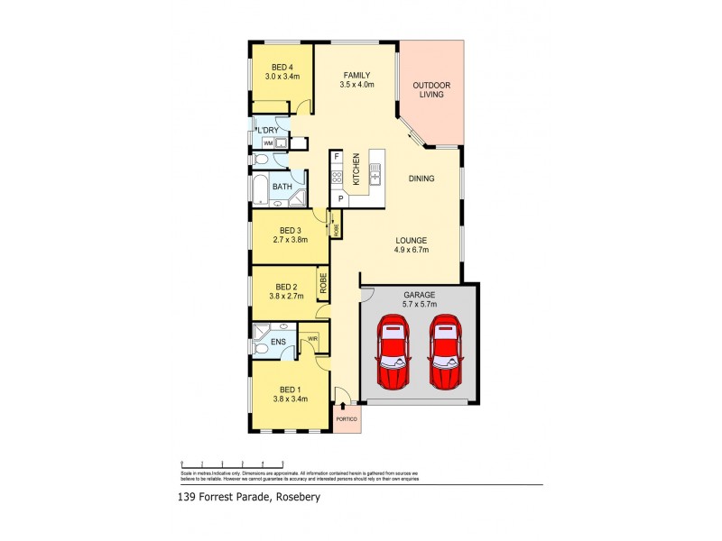 139 Forrest Parade, Rosebery NT 0832 Floorplan