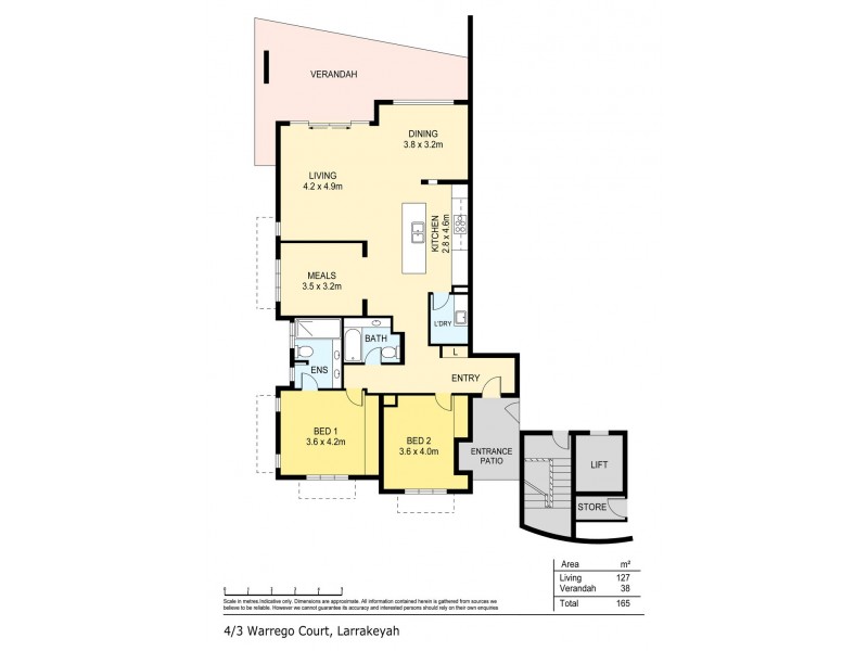 4/3 Warrego Court, Larrakeyah NT 0820 Floorplan