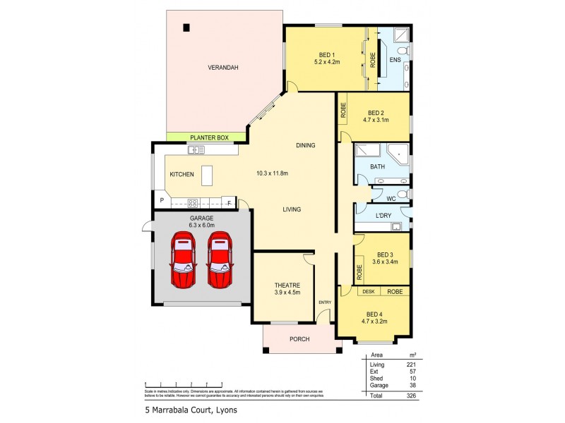 5 Marrabala Court, Lyons NT 0810