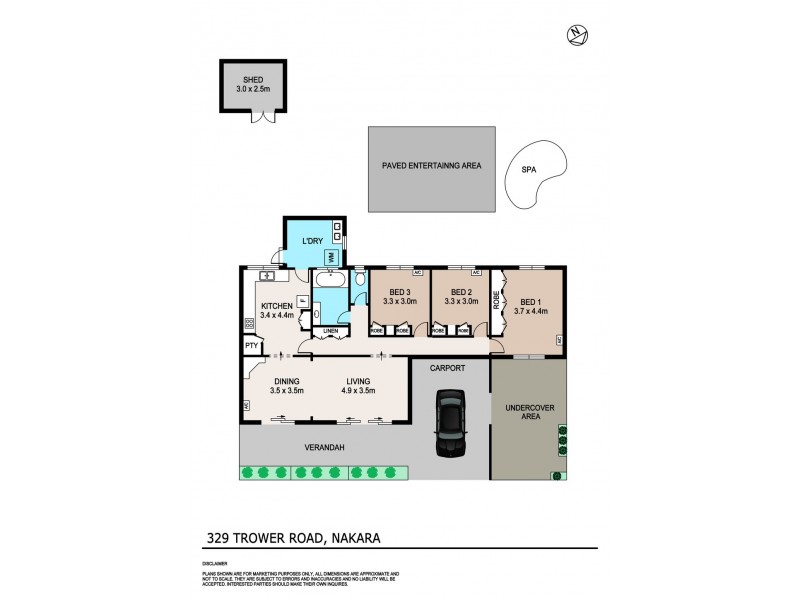 329 Trower Road, Nakara NT 0810 Floorplan