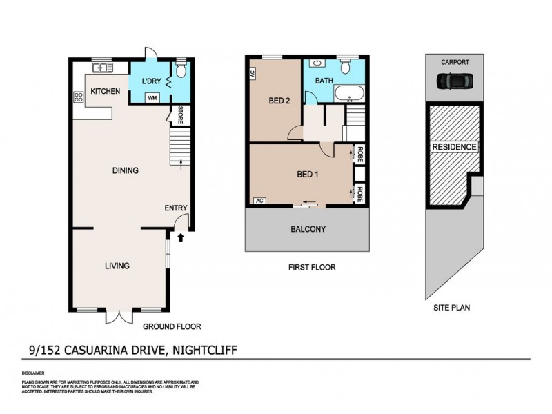 9/152 Casuarina Drive, Nightcliff NT 0810 Floorplan