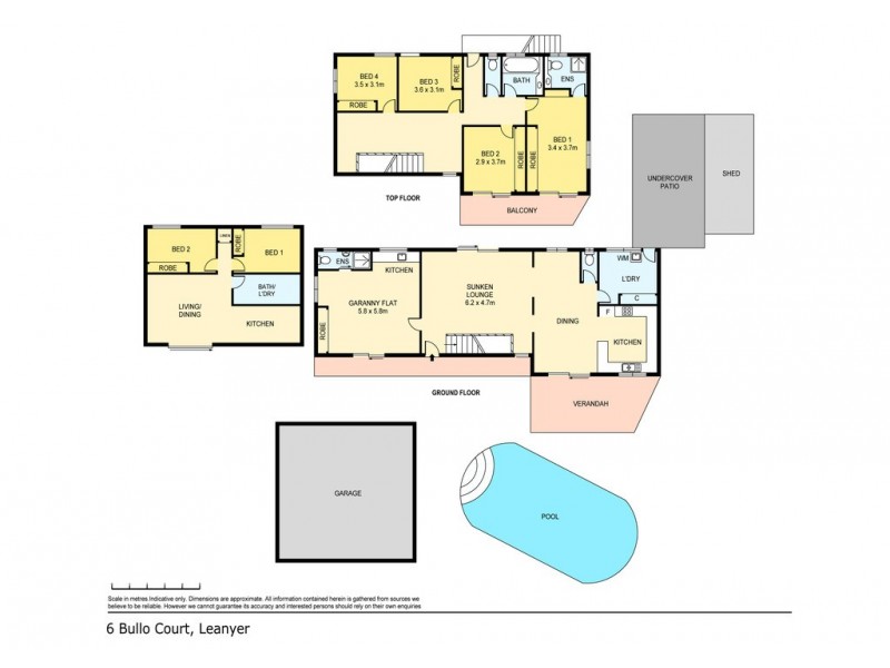 6 Bullo Court, Leanyer NT 0812 Floorplan