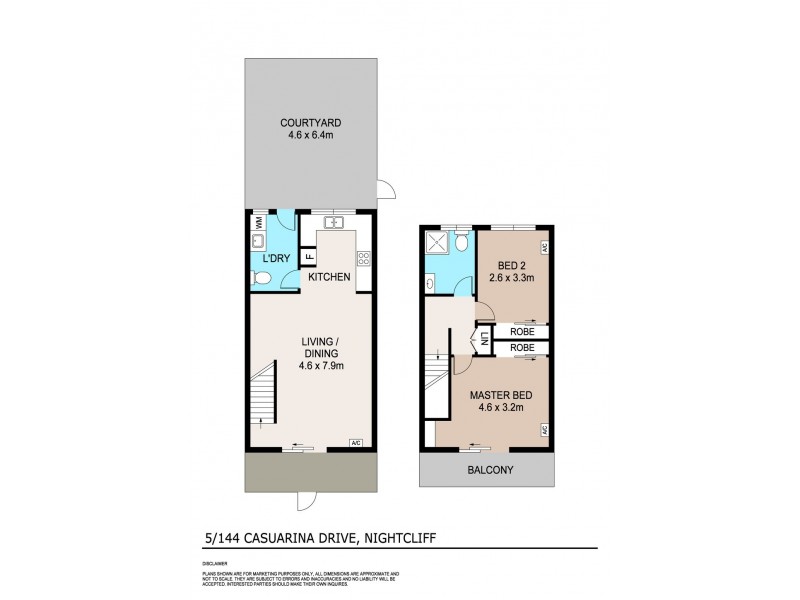 5/144 Casuarina Drive, Nightcliff NT 0810 Floorplan