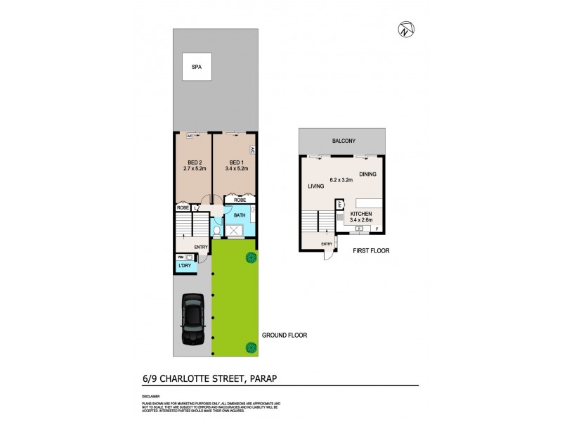 6/9 Charlotte Street, Fannie Bay NT 0820 Floorplan