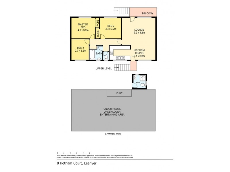 8 Hotham Court, Leanyer NT 0812 Floorplan