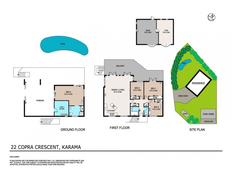 22 Copra Crescent, Karama NT 0812 Floorplan