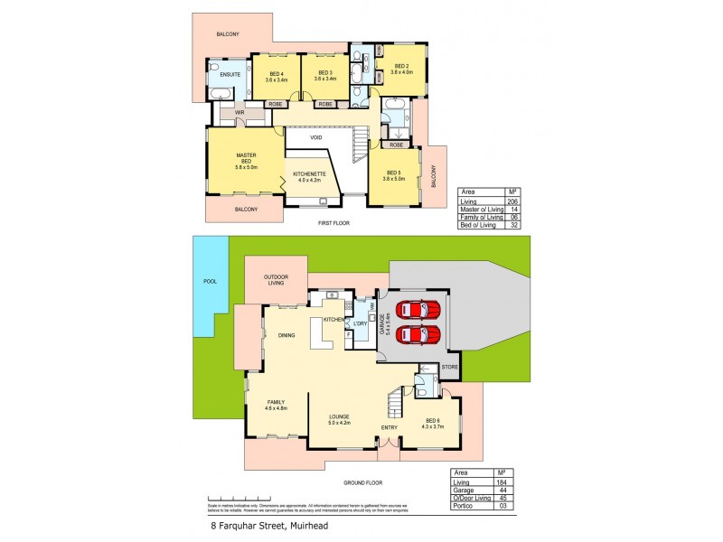 8 Farquhar Street, Muirhead NT 0810 Floorplan