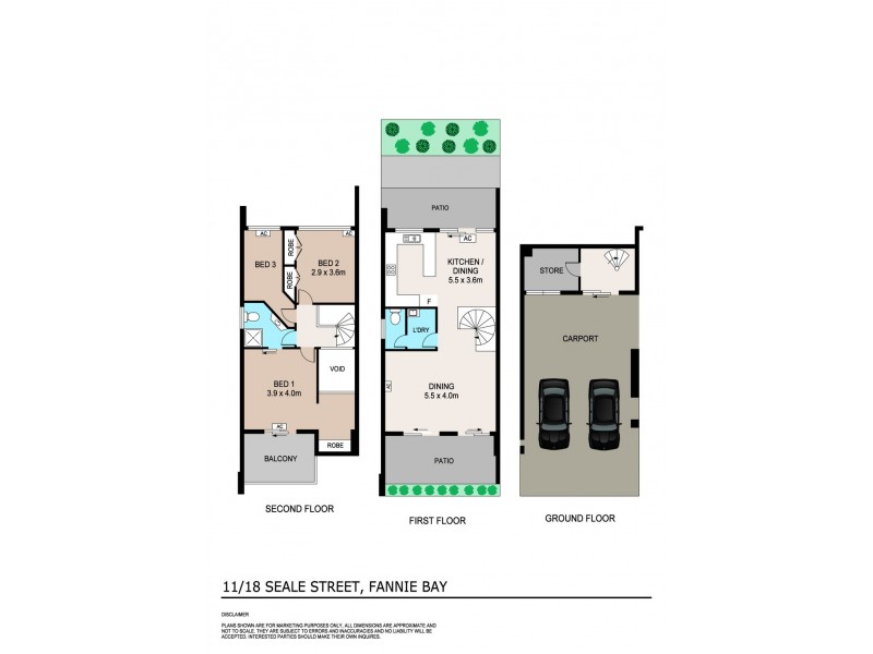 11/18 Seale Street, Fannie Bay NT 0820 Floorplan