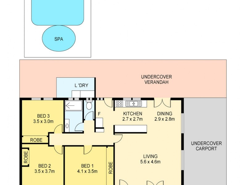 34 Legune Avenue, Leanyer NT 0812 Floorplan