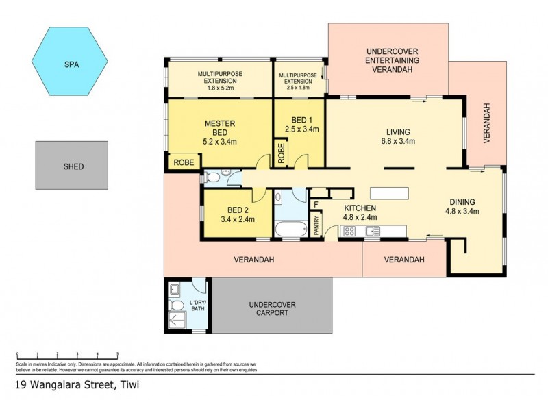 19 Wangalara Street, Tiwi NT 0810 Floorplan