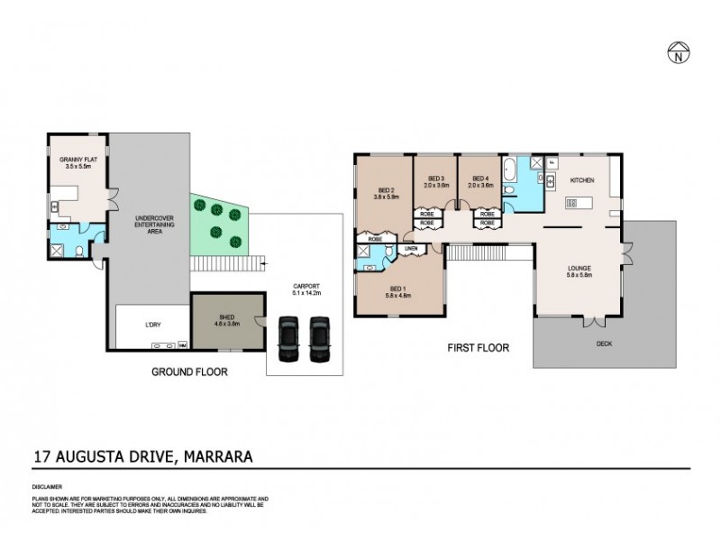 17 Augusta Drive, Marrara NT 0812 Floorplan