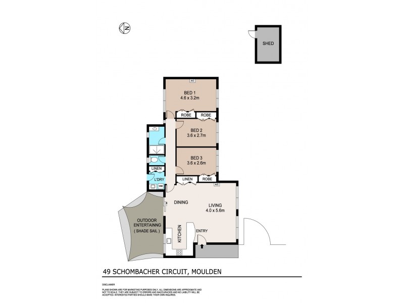 49 Schombacher Circuit, Moulden NT 0830 Floorplan
