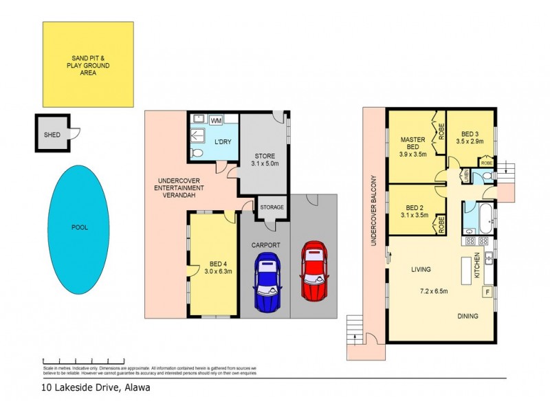 10 Lakeside Drive, Alawa NT 0810 Floorplan