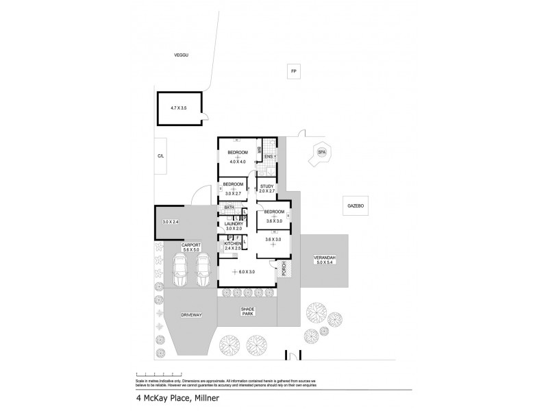 4 McKay Place, Millner NT 0810 Floorplan