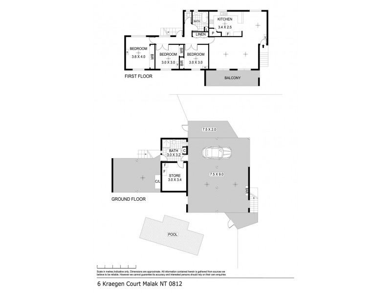 6 Kraegen Court, Malak NT 0812 Floorplan