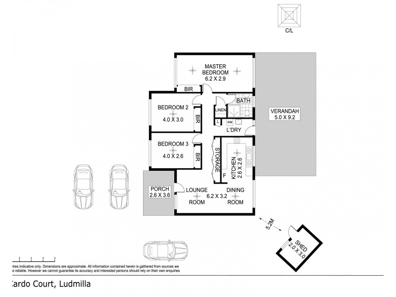 39 Cardo Court, Ludmilla NT 0820 Floorplan