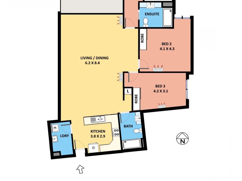11/5 Mitaros Place, Parap NT 0820 Floorplan