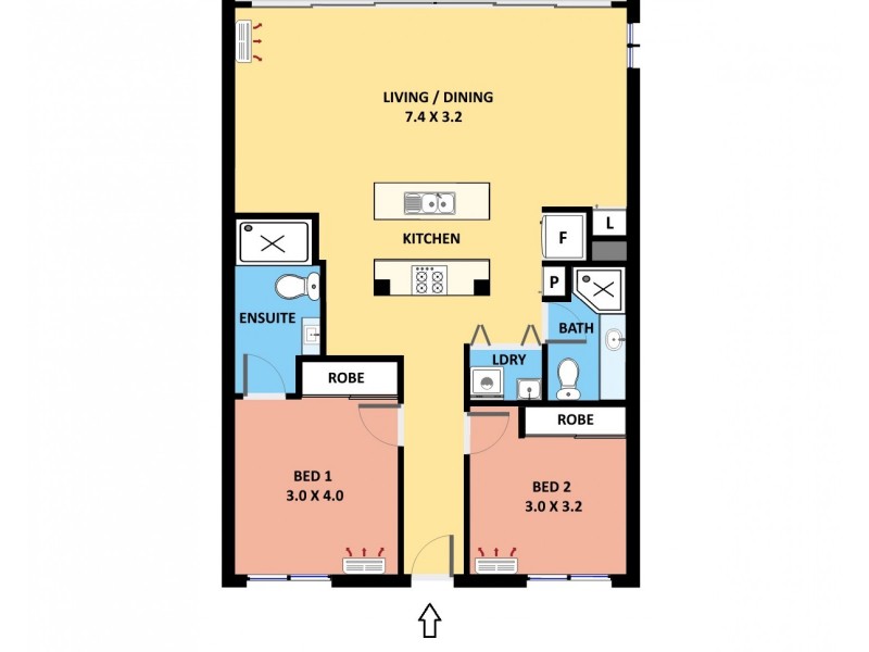 6/8 Giuseppe Court, Coconut Grove NT 0810 Floorplan