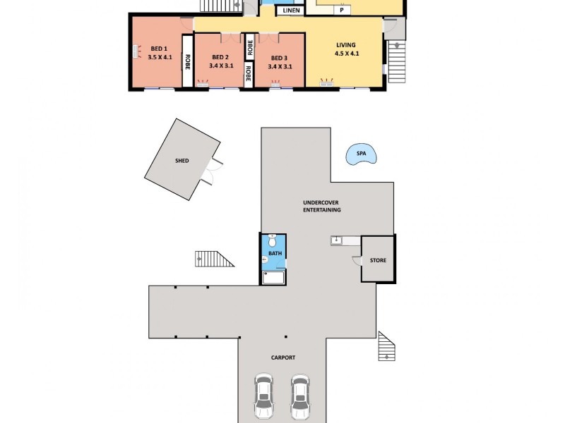 3 Marchant Court, Malak NT 0812 Floorplan