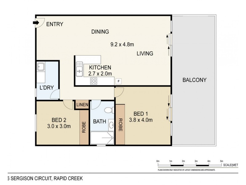 3/26 Sergison Circuit, Rapid Creek NT 0810 Floorplan
