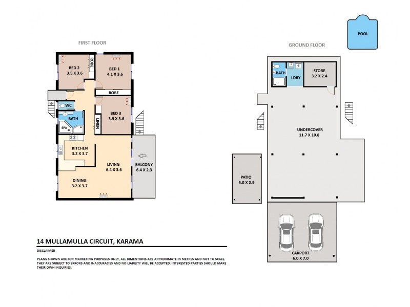 14 Mullamulla Circuit, Karama NT 0812 Floorplan