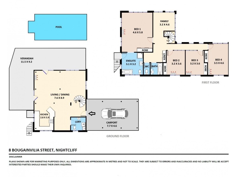 8 Bougainvilia Street, Nightcliff NT 0810 Floorplan