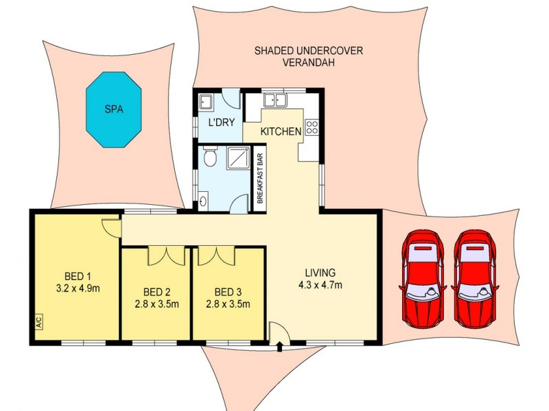 41 Rosella Crescent, Wulagi NT 0812 Floorplan