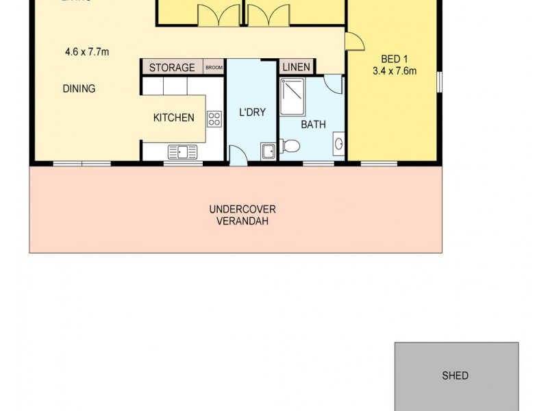 108 Wellington Parade, Alawa NT 0810 Floorplan