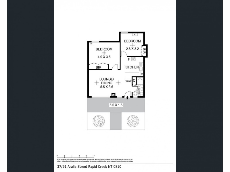 37/91 Aralia Street, Nightcliff NT 0810 Floorplan
