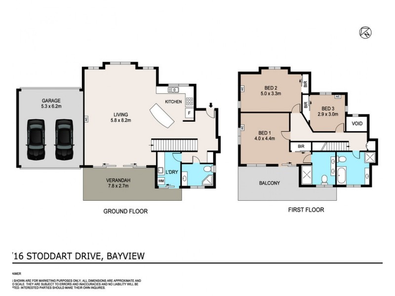 2/16 Stoddart Drive, Bayview NT 0820 Floorplan