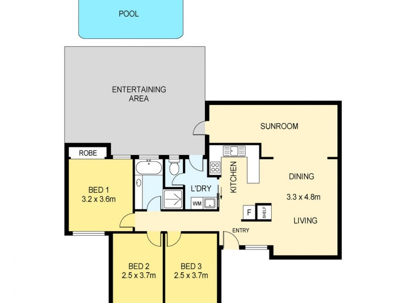 3 Baudin Court, Karama NT 0812 Floorplan
