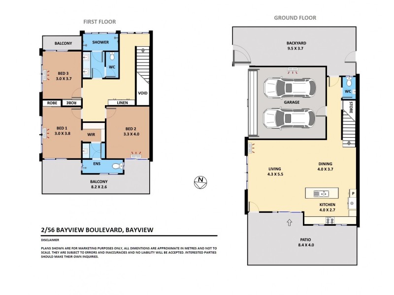 2/56 Bayview Boulevard, Bayview NT 0820 Floorplan