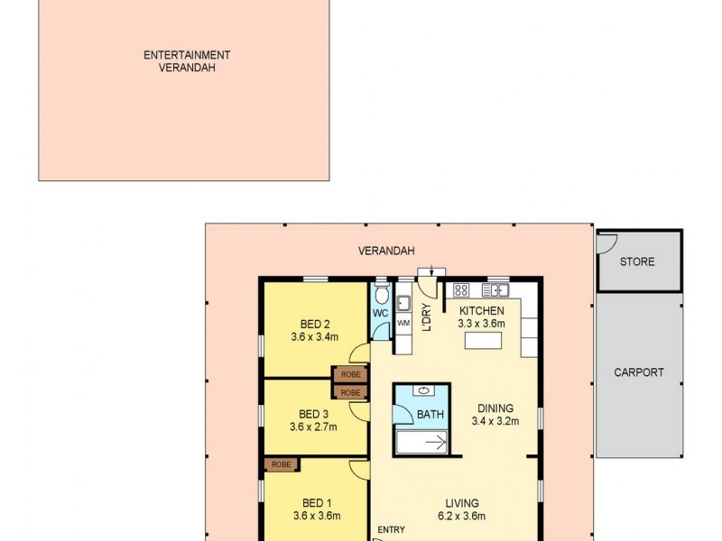 28 Glencoe Crescent, Tiwi NT 0810 Floorplan
