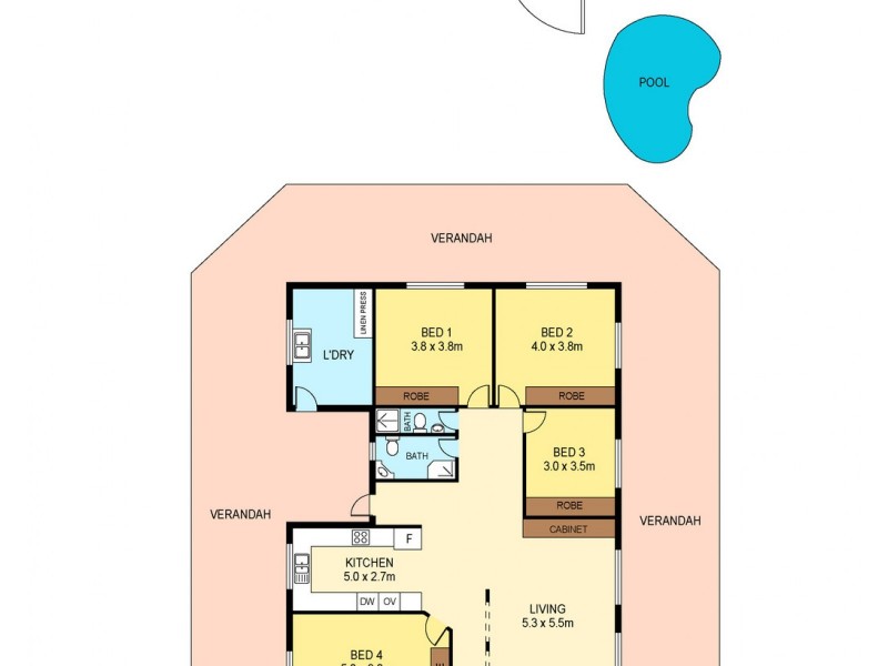 40 Koolinda Crescent, Karama NT 0812 Floorplan