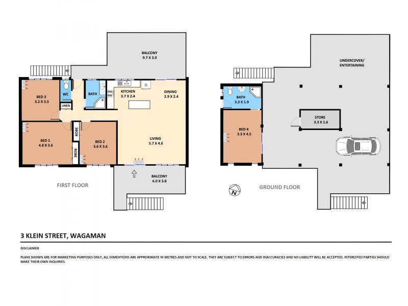 3 Klein Street, Wagaman NT 0810 Floorplan
