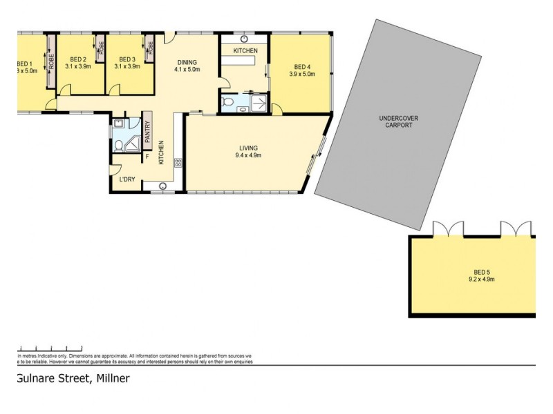 6 Gulnare Street, Millner NT 0810 Floorplan