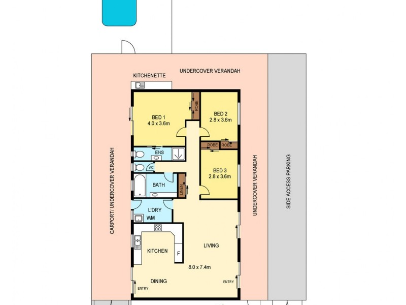 12 Humbert Street, Leanyer NT 0812 Floorplan