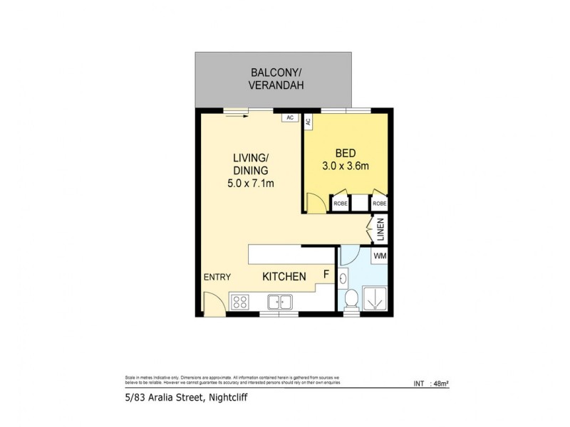 5/83 Aralia Street, Rapid Creek NT 0810 Floorplan