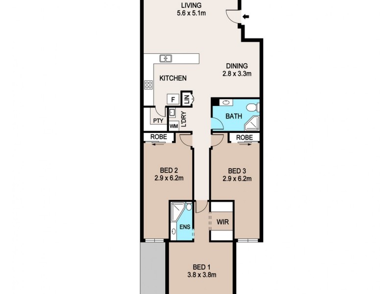 1/58 Bayview Boulevard, Bayview NT 0820 Floorplan