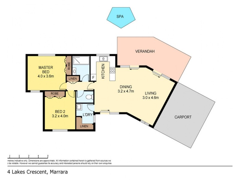 8/44 Lakes Crescent, Marrara NT 0812 Floorplan