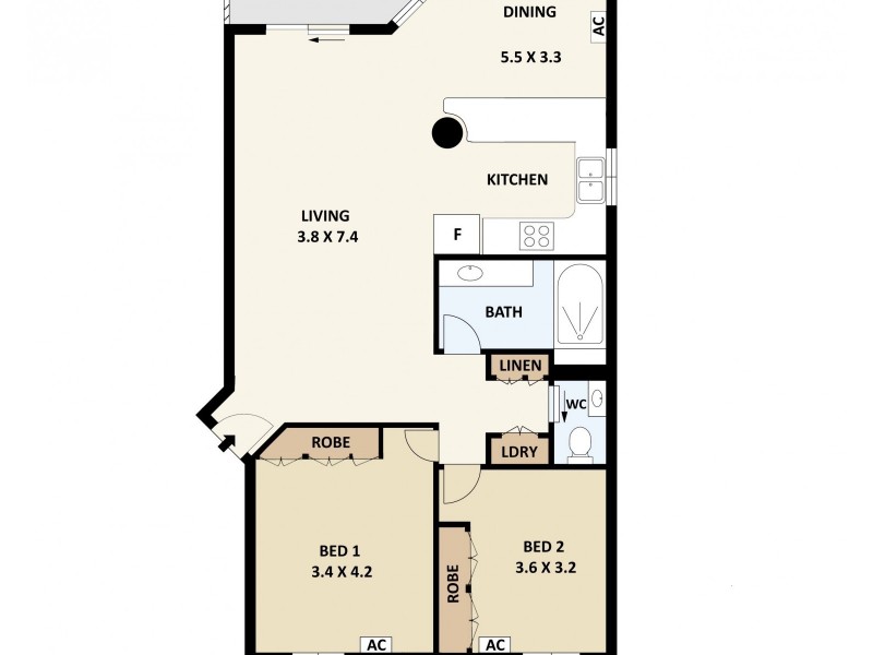 5/7 Merkur Court, Larrakeyah NT 0820 Floorplan