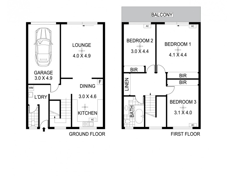 1/3 Belle Place, Millner NT 0810 Floorplan