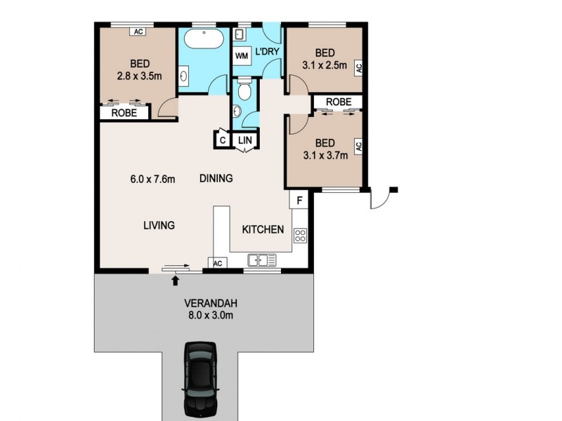 2/5 Favenc Court, Moulden NT 0830 Floorplan