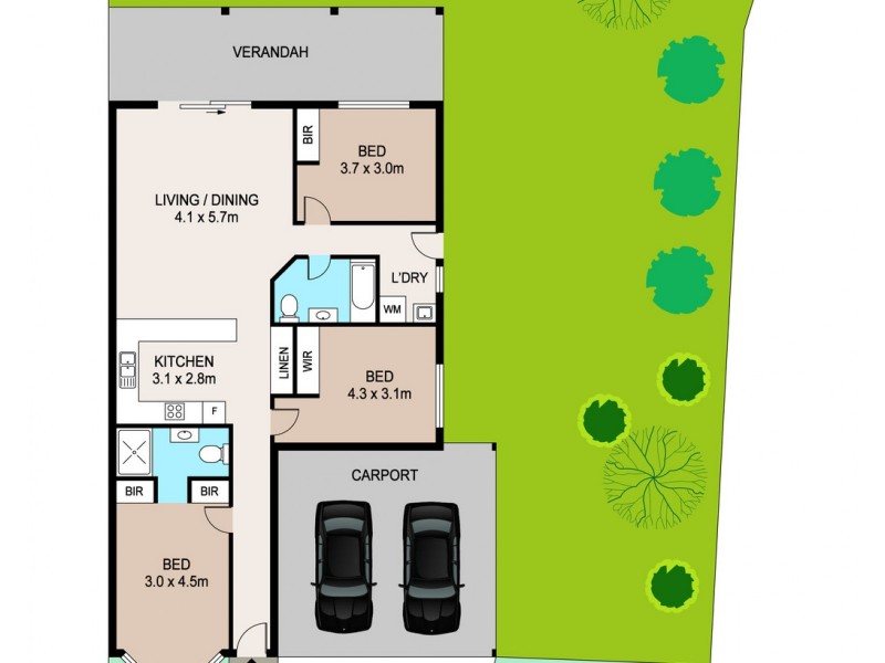 8/86 Flametree Circuit, Rosebery NT 0832 Floorplan