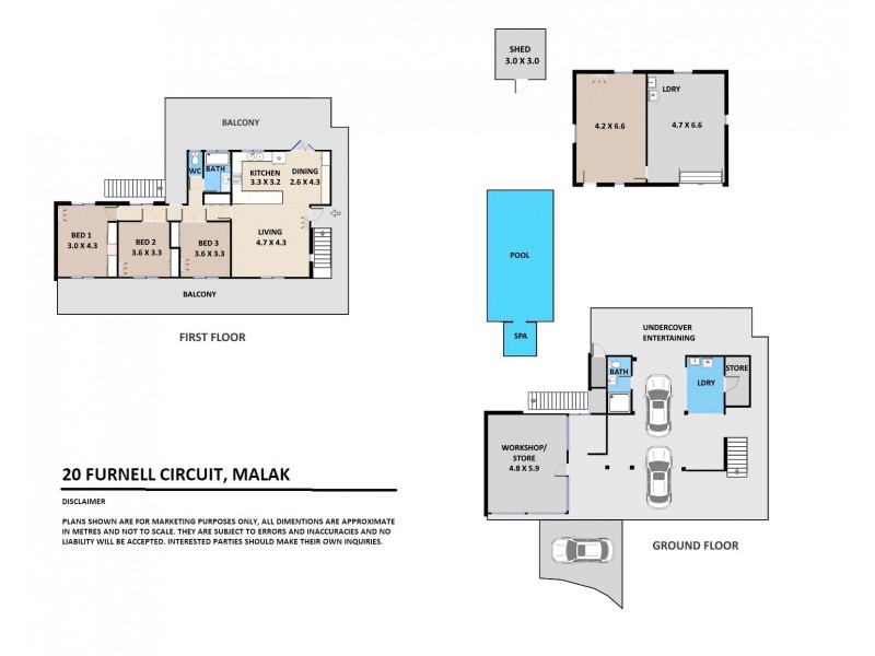 20 Furnell Crescent, Malak NT 0812 Floorplan