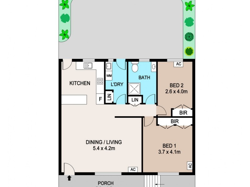 4/22 Grassland Crescent, Leanyer NT 0812 Floorplan
