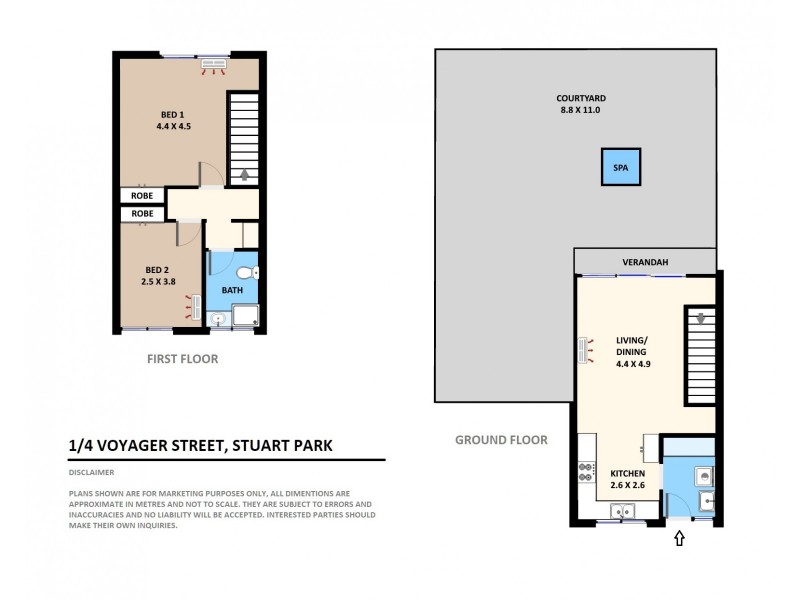1/4 Voyager Street, Stuart Park NT 0820 Floorplan