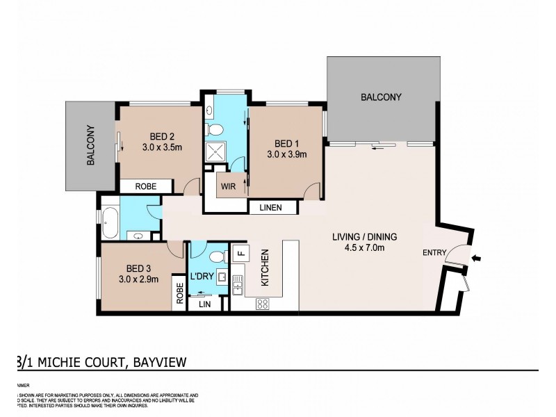 28/1 Michie Court, Bayview NT 0820 Floorplan