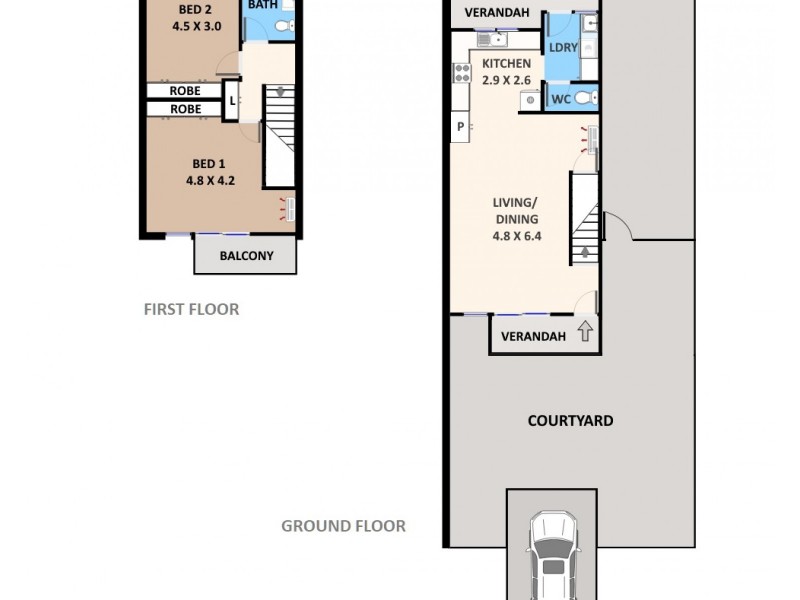 5/4 Queen Street, Stuart Park NT 0820 Floorplan